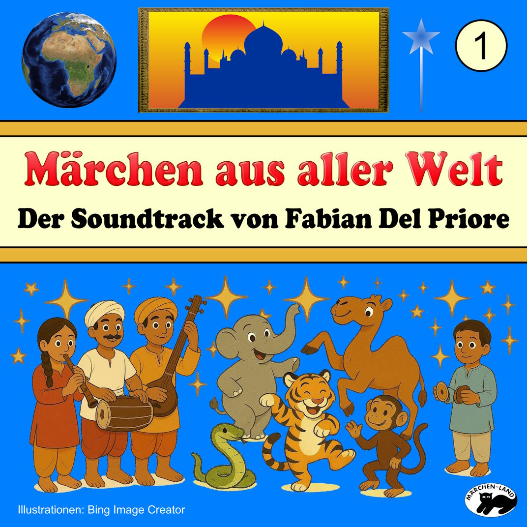 Produktbild Cover - Märchen aus aller Welt Der Soundtrack von Fabian Del Priore Vol. 1 - Märchen-Land Hörspielverlag