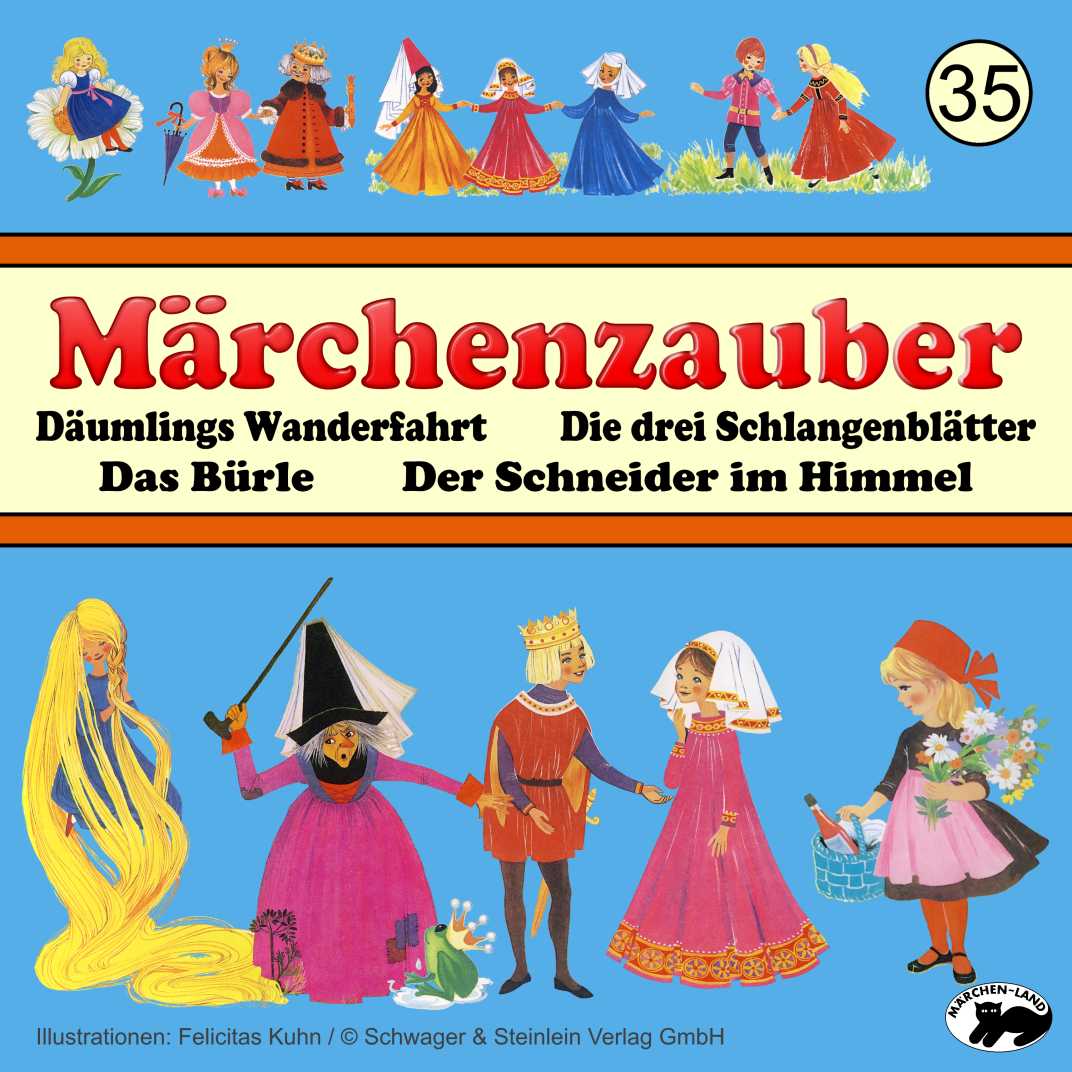Produktbild Cover - Märchenzauber 35 Däumlings Wanderfahrt - Märchen-Land Hörspielverlag