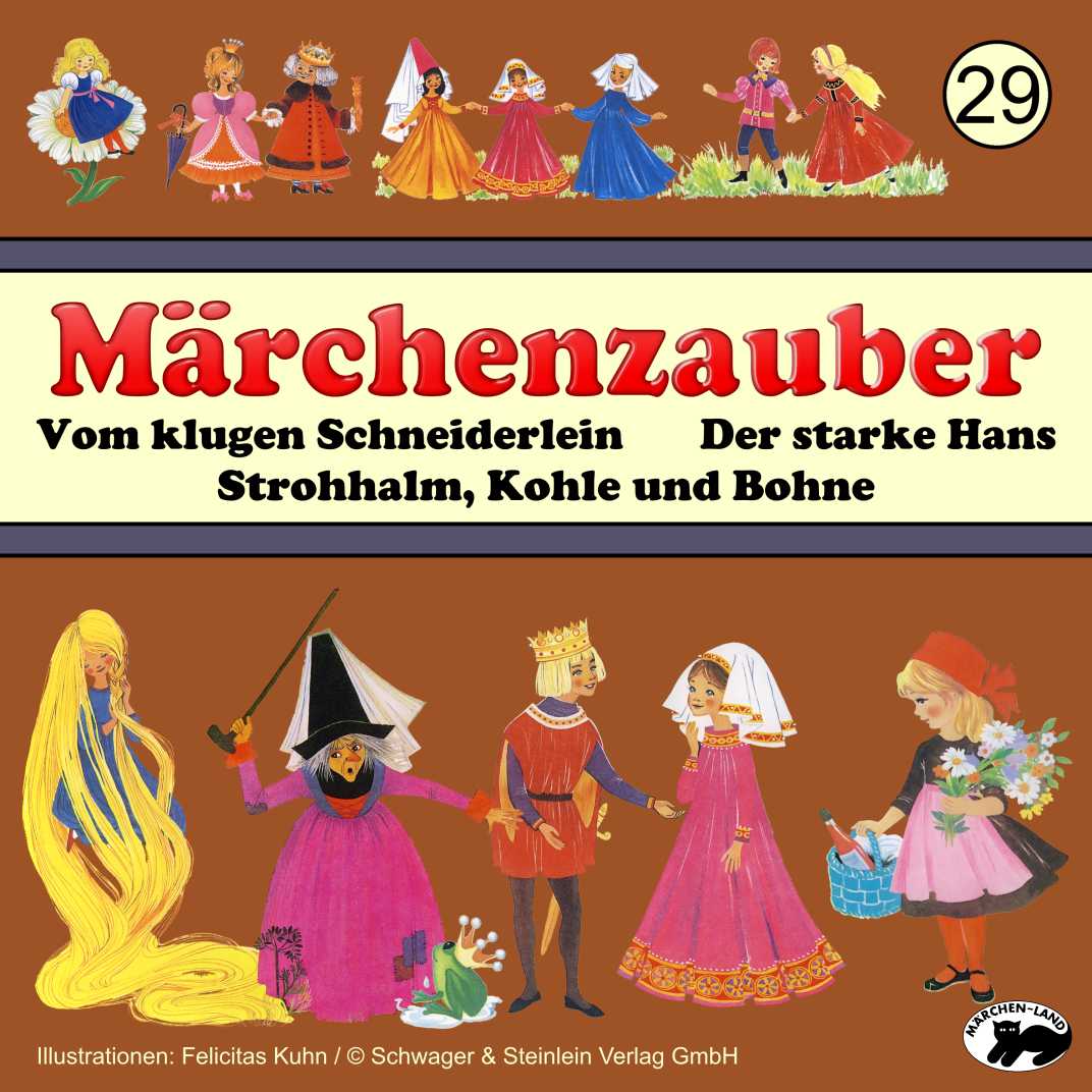 Produktbild Cover - Märchenzauber 29 Vom klugen Schneiderlein - Märchen-Land Hörspielverlag