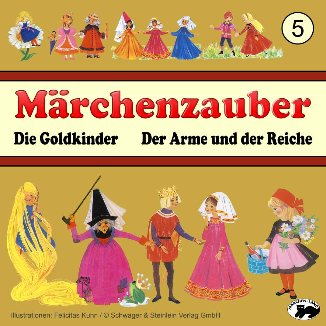 Produktbild Cover - Märchenzauber 5 Die Goldkinder - Märchen-Land Hörspielverlag